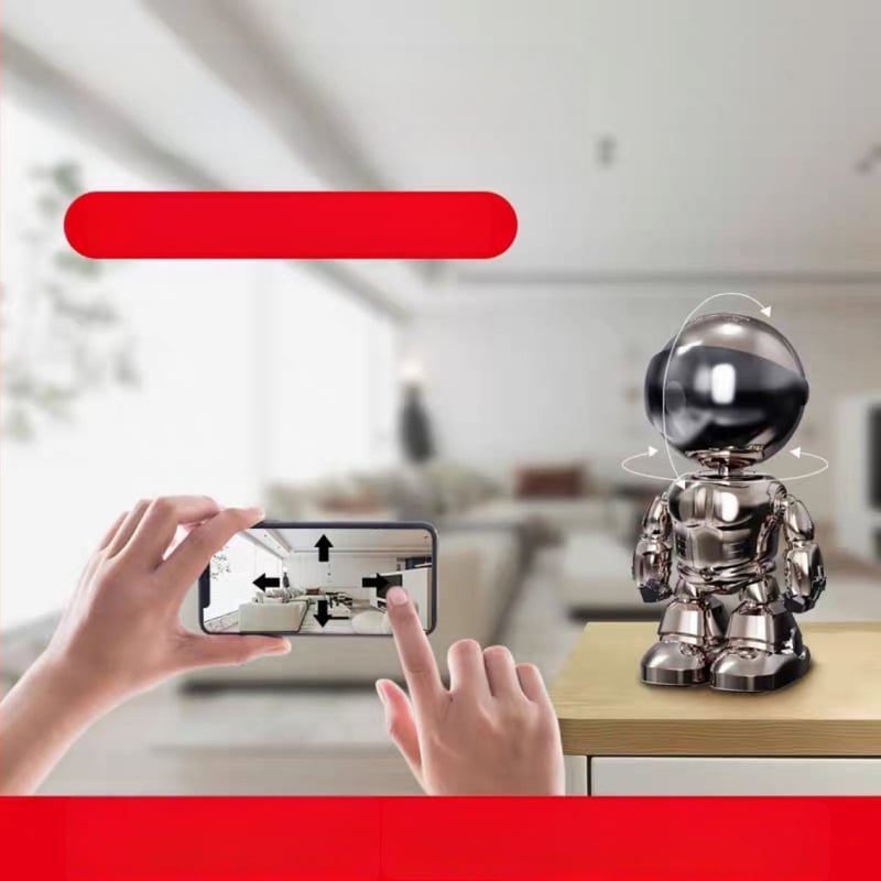 Siseruumide juhtmevaba 4G-kaamera, 360° vaade, HD öönägemine, kaugseire