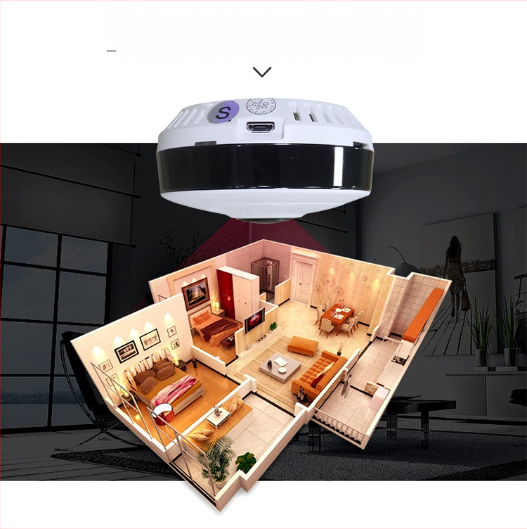 360° panoramska bežična HD unutarnja sigurnosna kamera za nadzor kuće, trgovine i iznajmljenih nekretnina
