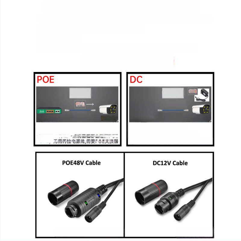5MP PoE IP kamera, vodootporna, reprodukcija s kartice, Xiongmai rješenje, prepoznavanje lica