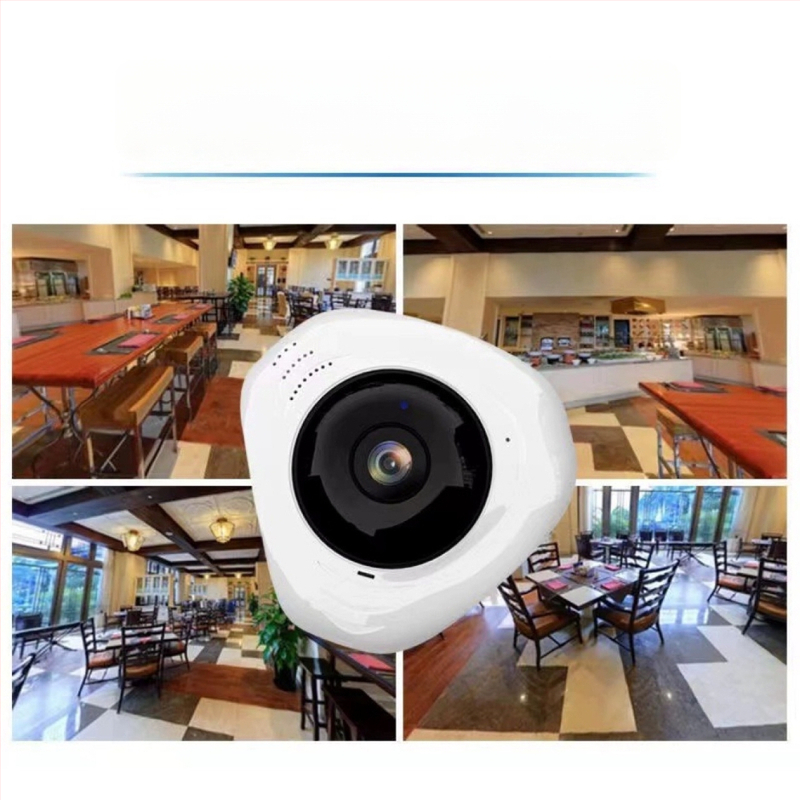 JWEI GW-0630w 360° panoraamkaamera lae jaoks, siseruumi kasutamiseks, 1080P HD, öönägemine, alarmide tuvastus ja teavitused, mobiilirakenduse tugi