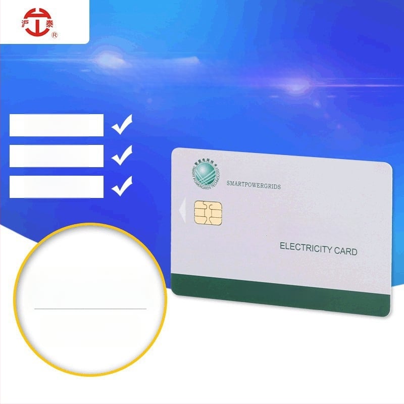 Priekšapmaksas IC karte kilovatstundas skaitītājam (atmiņas karte; kontakta IC karte; nefinanšu karte)