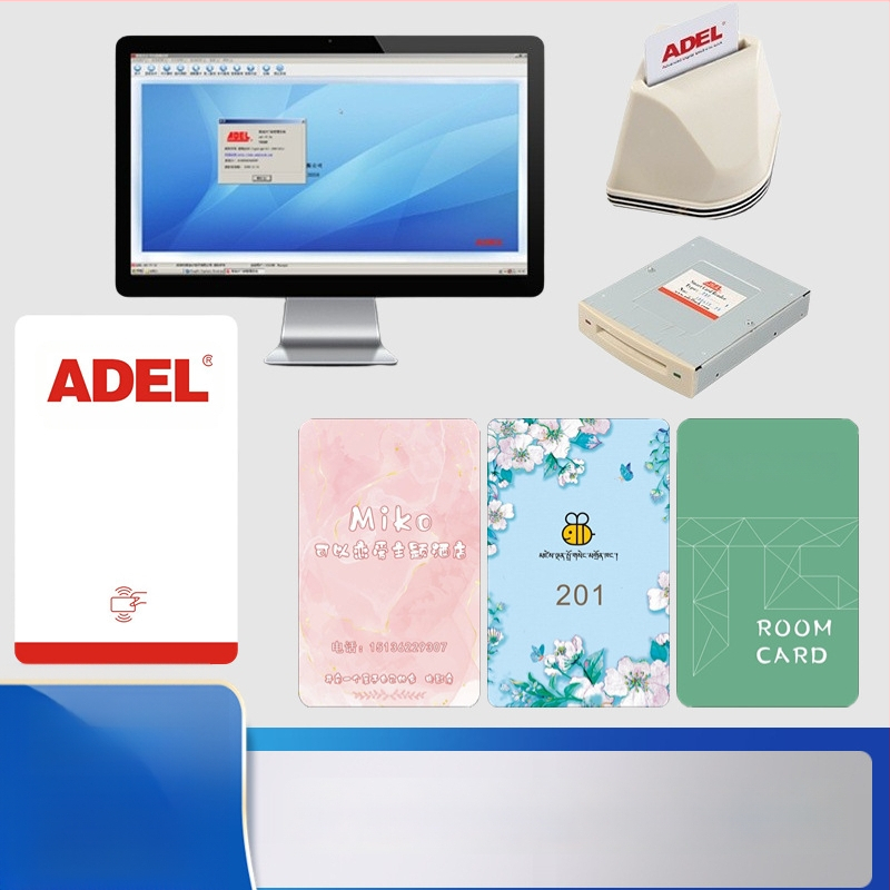 Nutikas hotelli toa juurdepääsukaart (A90/A93 andur), PVC, kohandatud trükiga