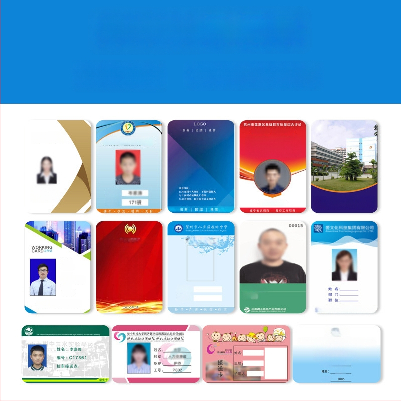 Gudrā karte ar IC kontaktiem nolasīšana/ieraksts, zīmols Jiezhuang iot, iepakojums PET/ABS/PLA/RPVC/PETG, darbības temperatūra -35°C līdz 85°C