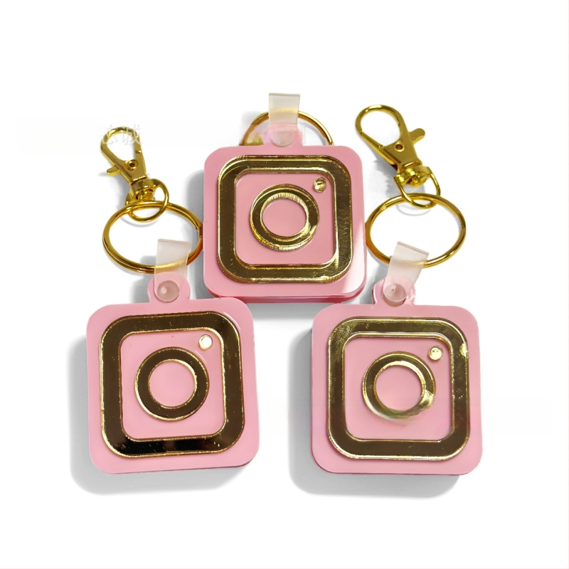 Kohandatav NFC võtmehoidja ripats NTAG213, akrüül, sotsiaalmeediale