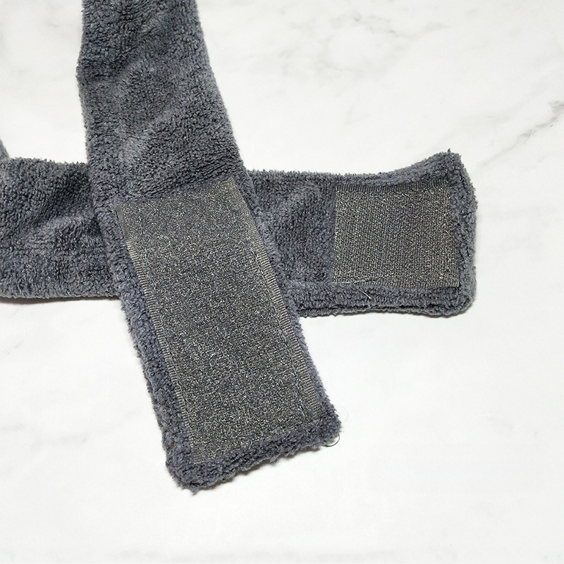 Pluošto plaukų įvyniojimo priemonė su Velcro uztrauktuku, geras vandens sugėrimas, skirta įvynioti plaukus permų ir dažymui, salonui