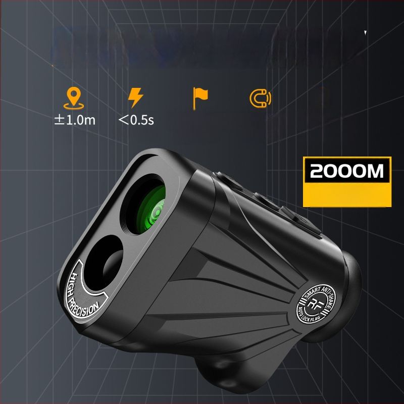 Golf laser daljinomjer, mini magnetski ručni elektronički mjerač udaljenosti s torbom za pojas
