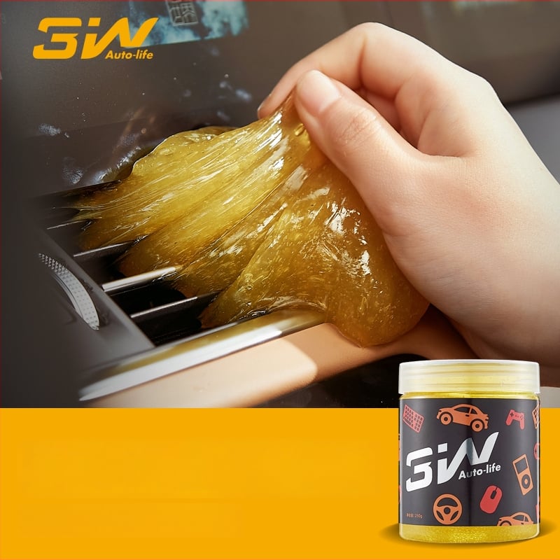 3W Πολυλειτουργικό Gel Καθαρισμού αυτοκινήτου για εσωτερικό χώρο και Πληκτρολόγιο, απαλό gel