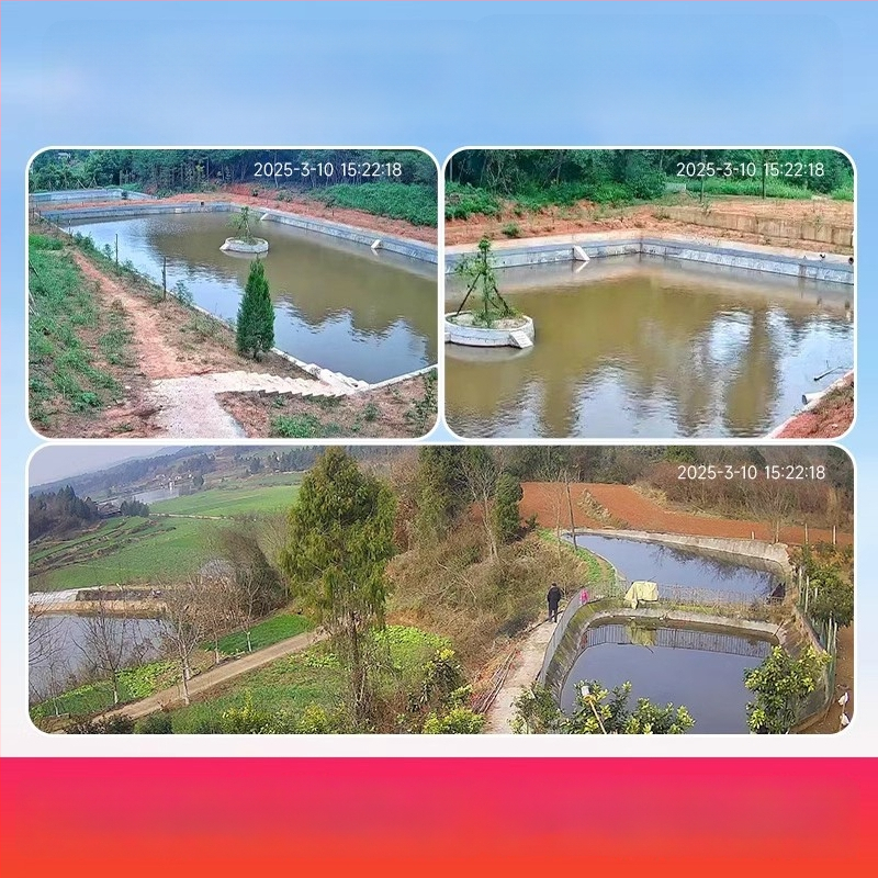 Solarna kamera za vanjsku upotrebu s 360° pogledom, daljinski pristup putem mobilne aplikacije, HD noćni vid, vodootporna