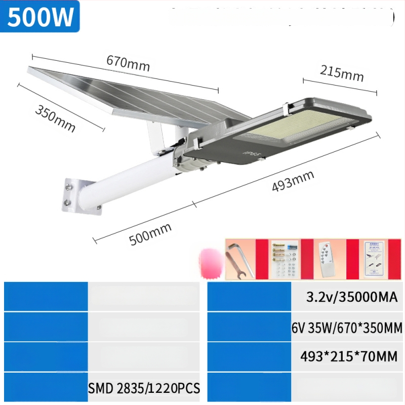 LED solarno ulično svjetlo, vanjska upotreba, vrt i krajolik, IP65, 10W