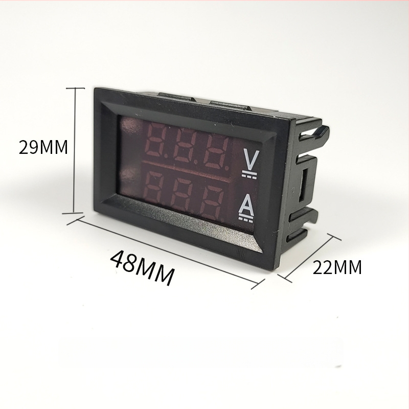 DC voltmetar i ampermetar s dvostrukim zaslonom, digitalni prikaz 0-100 V / 0-100 A, visoka preciznost