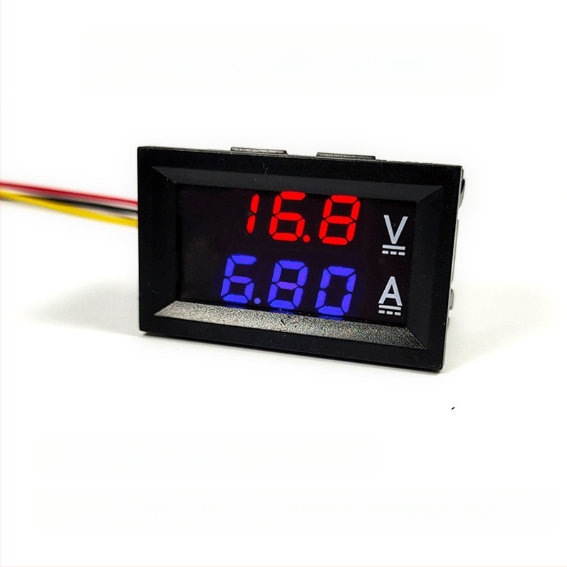 DC voltmetar i ampermetar s dvostrukim zaslonom, digitalni prikaz 0-100 V / 0-100 A, visoka preciznost