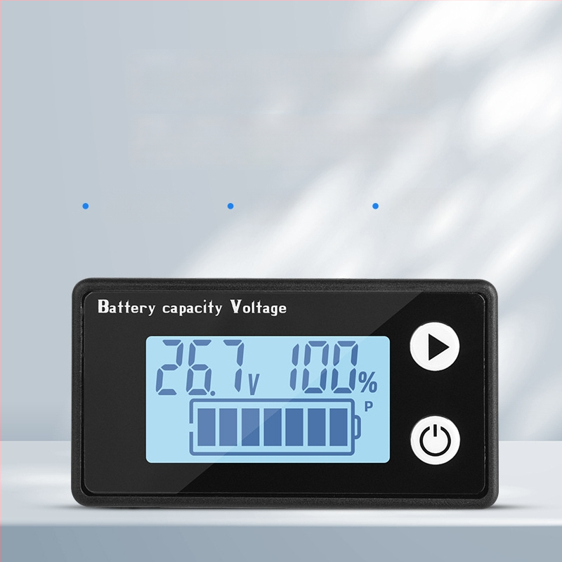 Dvožilni LCD digitalni voltmetar 9-100V, prikaz napona i napunjenosti baterije