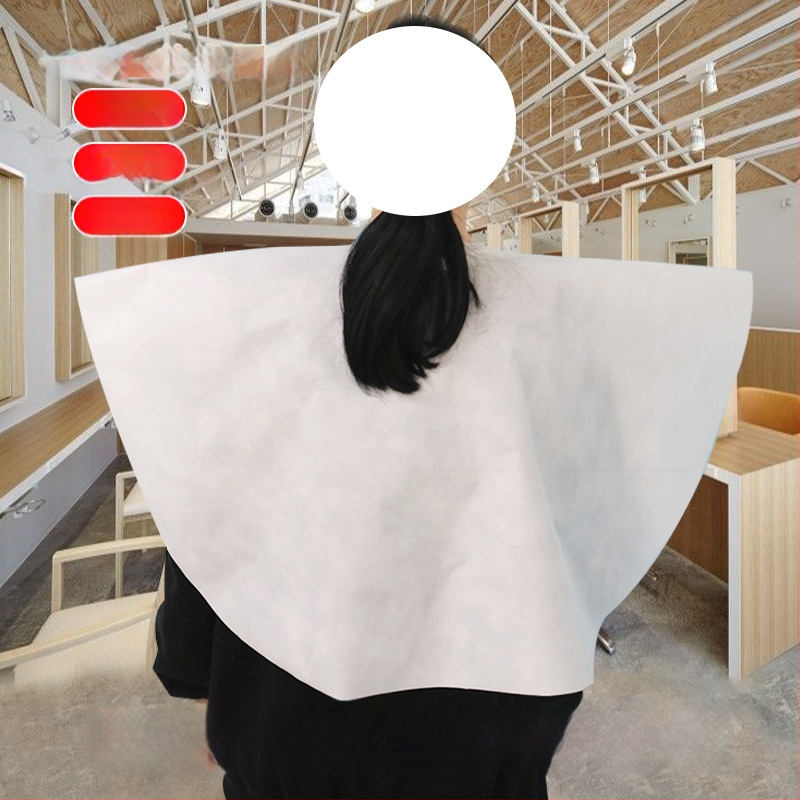 Vienkartinis neausto audinio plaukų dažymo šalikas profesionaliems salonams