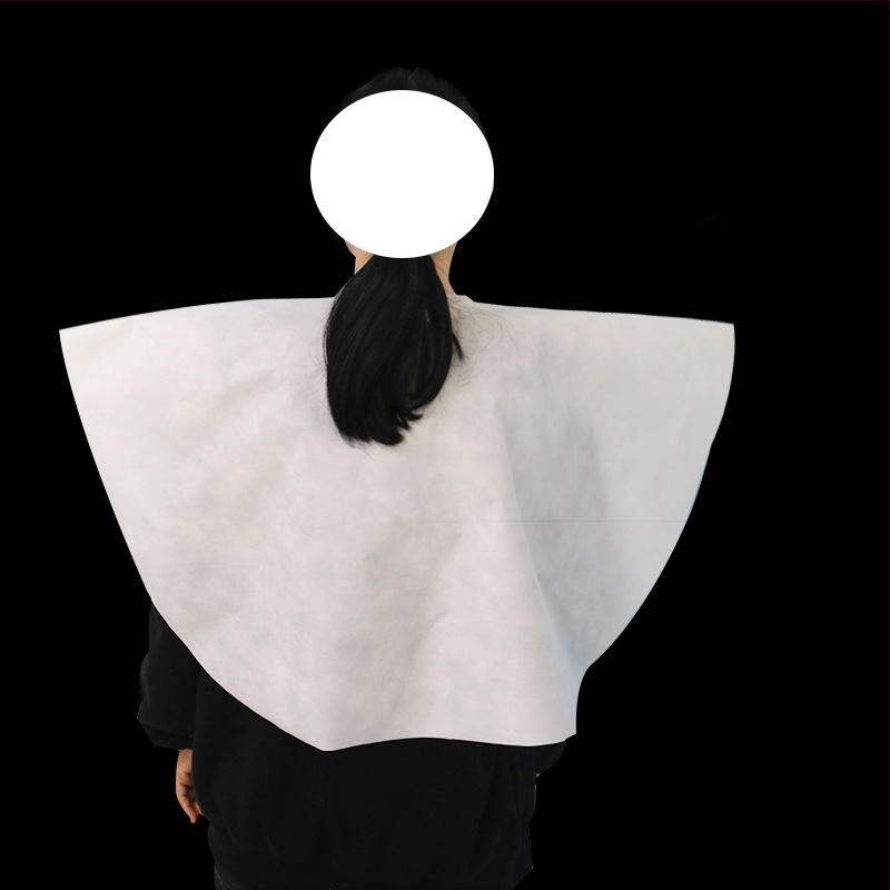 Vienkartinis neausto audinio plaukų dažymo šalikas profesionaliems salonams