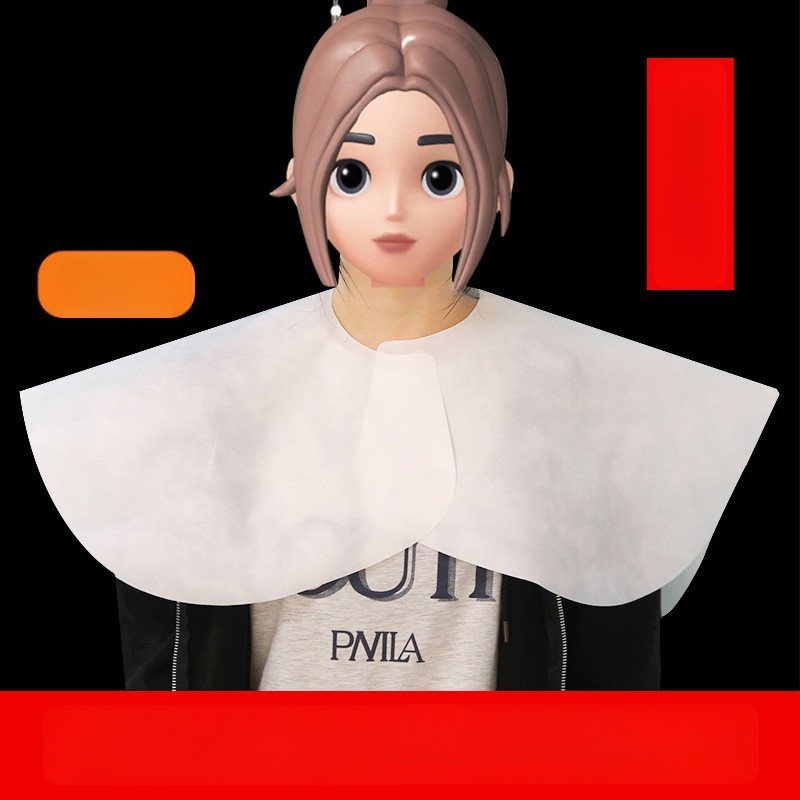 Vienkartinis neausto audinio plaukų dažymo šalikas profesionaliems salonams