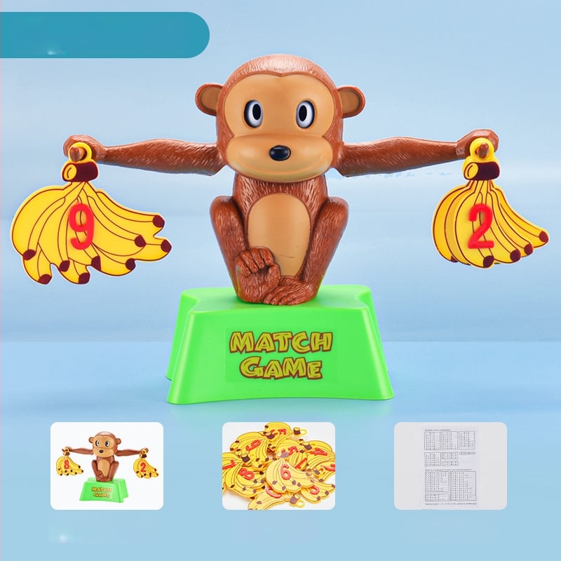 Suur ahvi tasakaaluõpe matemaatikas: liitmine ja lahutamine, interaktiivne laua mäng lastele vanuses 3–6 aastat, plastik