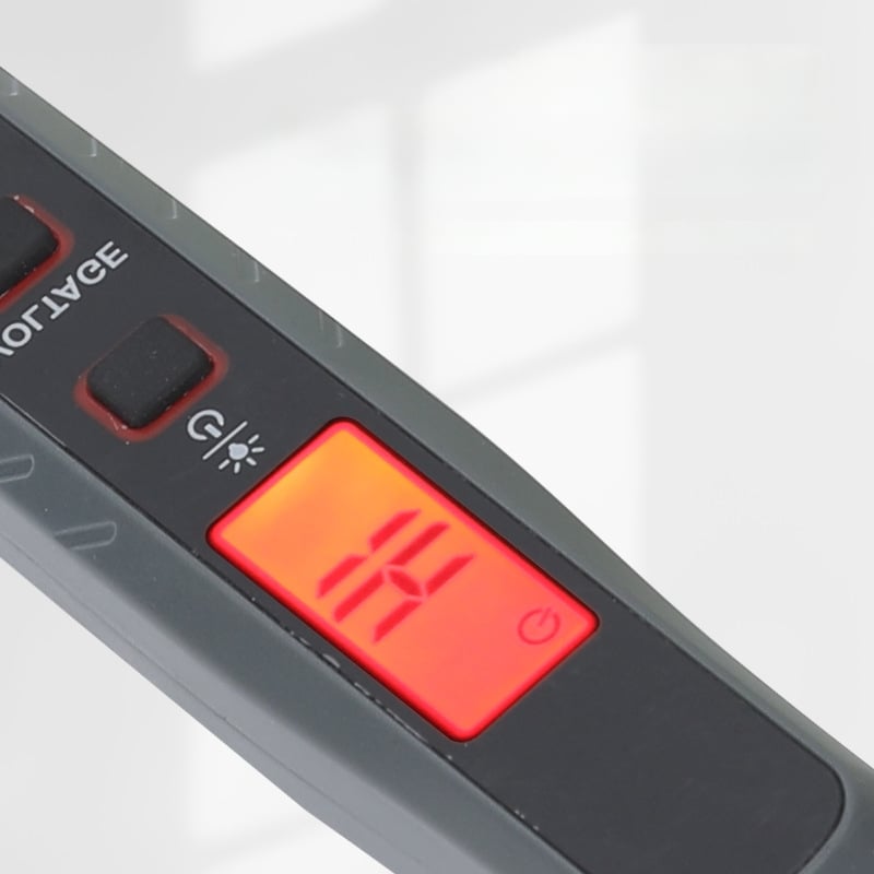 Pametan tester s LED zaslonom, lampom i zvukovno‑vizualnim alarmom za provjeru električnih krugova