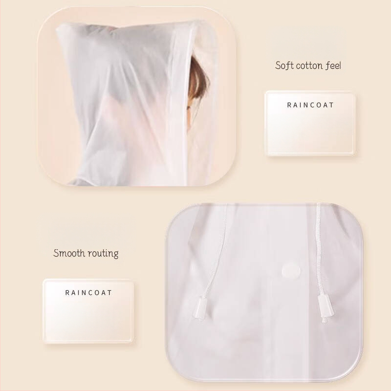 Παιδικό EVA αδιάβροχο poncho, παχύ ύφασμα, PU αδιάβροχο στρώμα, για πεζοπορία σε εξωτερικούς χώρους