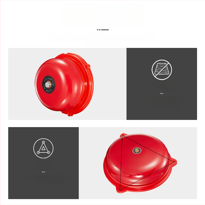 Tulekahjuhäirekell koos helilise ja visuaalse teavituse ning hädaolukorra nupuga