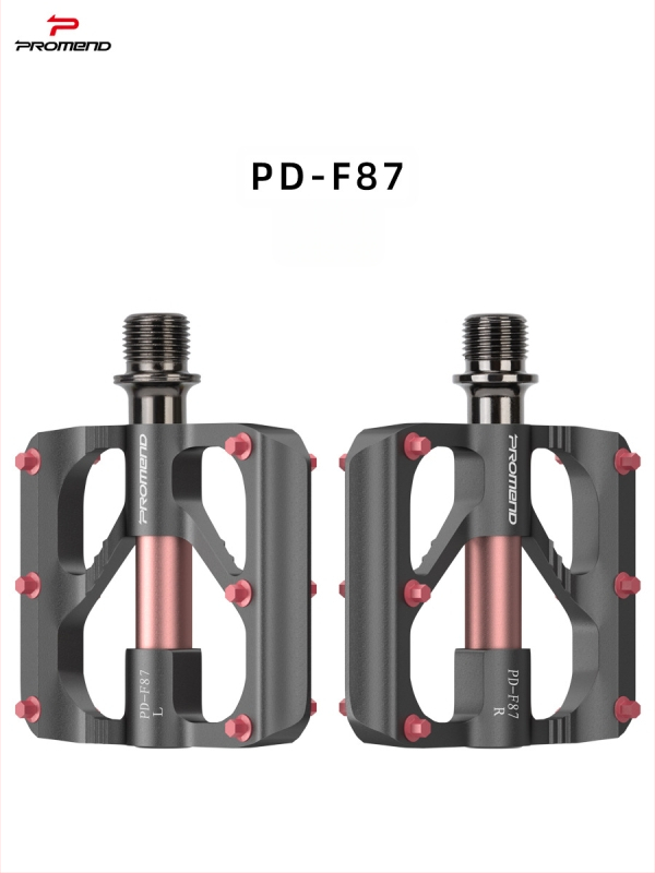 Promend Pd-F87 Alumiiniumist sulamist ultra-kerged kokkupanduvad pedaalid mägi- ja teel sõidavatele jalgratastele Cr-Mo teljega