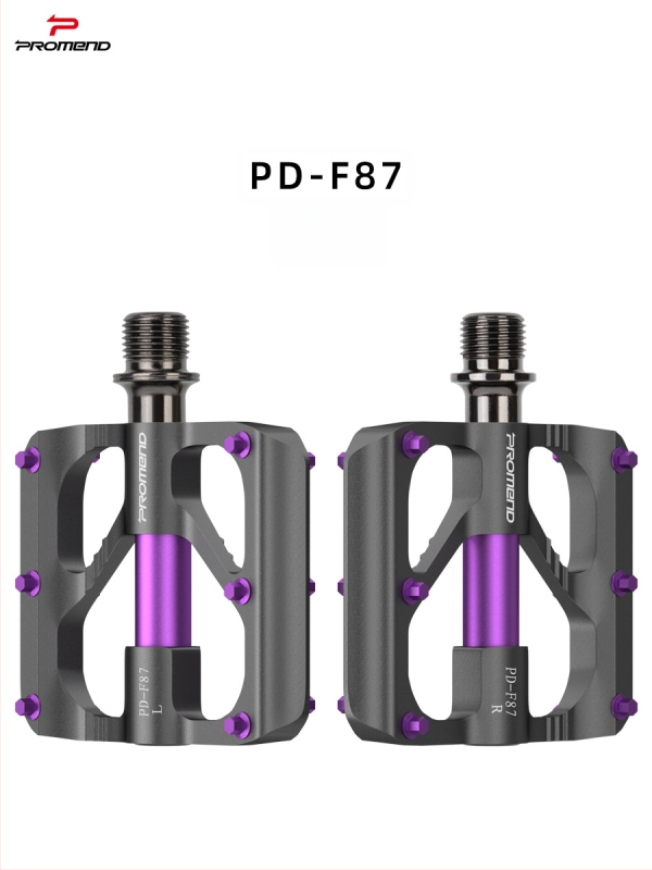 Promend Pd-F87 Alumiiniumist sulamist ultra-kerged kokkupanduvad pedaalid mägi- ja teel sõidavatele jalgratastele Cr-Mo teljega