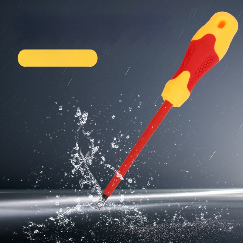 Set de 10-în-1 bituri magnetice pentru șurubelnițe, capete încrucișate și drepte, mâner izolat, oțel CR-V, greutate 0.850