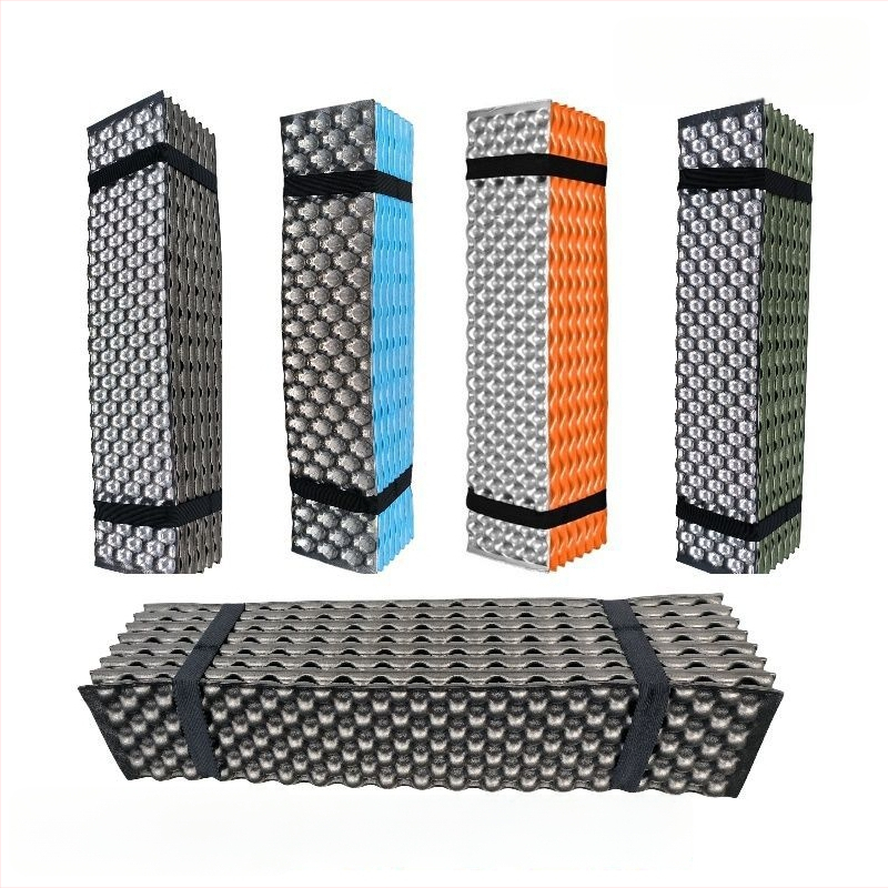 Sklopiva kamping podloga s aluminijskom folijom, debela, otporna na vlagu, prijenosna za 1–2 osobe