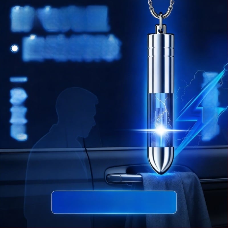 Πλαστικός αντιστατικός εκφορτιστής με κλειδοθήκη — Friendly, πολυλειτουργικός με στυλό εκφόρτισης