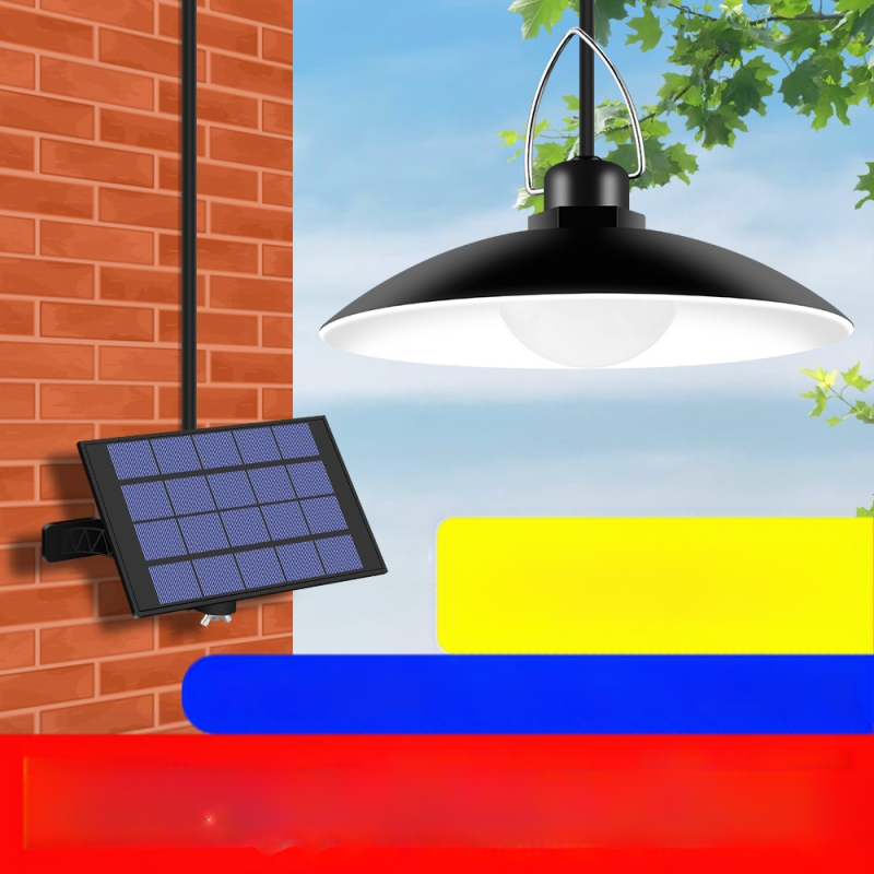 Solarna LED viseća rasvjeta za vanjske prostore, IP65 vodootporna, štedna energija, senzor svjetla, 1–4 svjetla