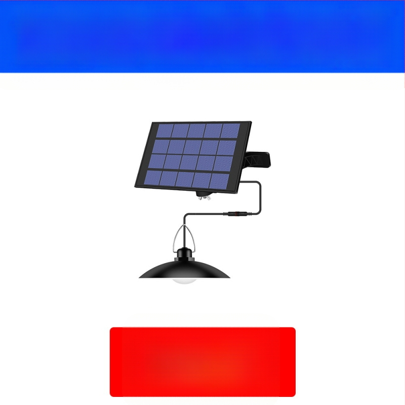 Solarna LED viseća rasvjeta za vanjske prostore, IP65 vodootporna, štedna energija, senzor svjetla, 1–4 svjetla
