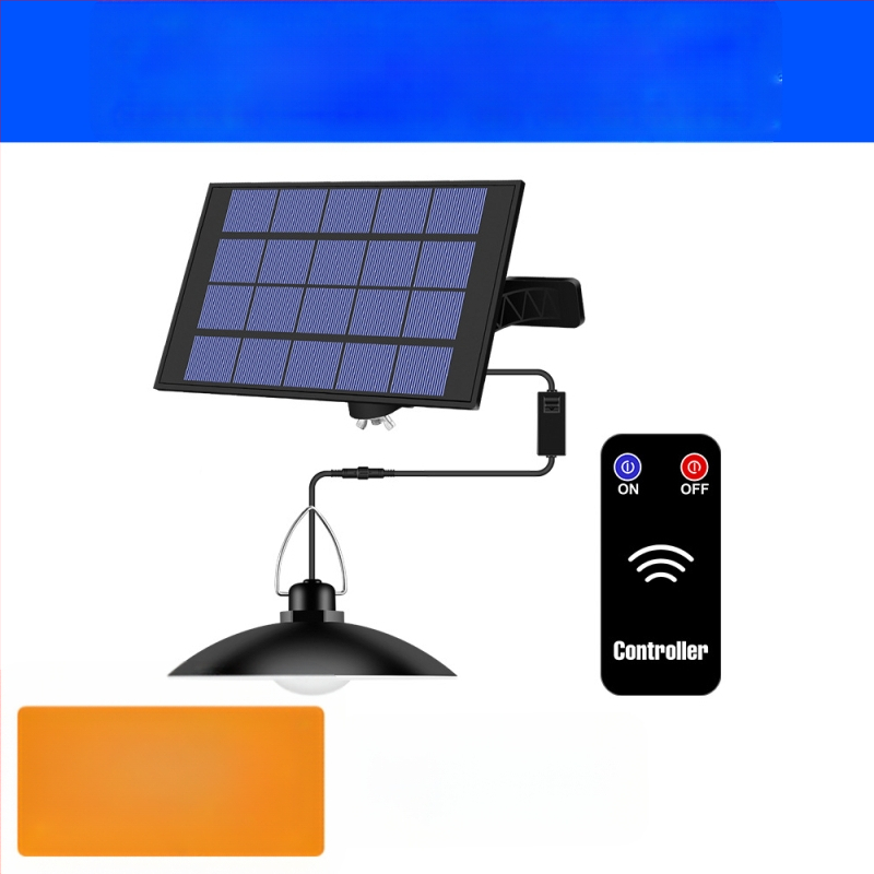 Solarna LED viseća rasvjeta za vanjske prostore, IP65 vodootporna, štedna energija, senzor svjetla, 1–4 svjetla