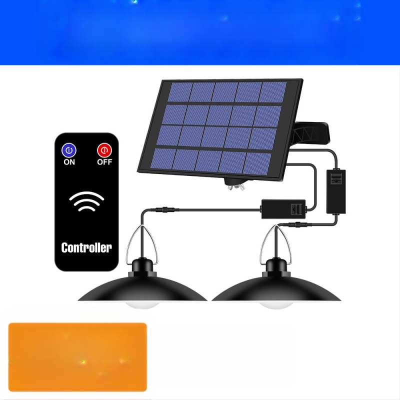 Solarna LED viseća rasvjeta za vanjske prostore, IP65 vodootporna, štedna energija, senzor svjetla, 1–4 svjetla