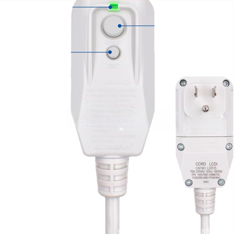 Voolu lekkimise tuvastamise katkestaja kliimaseadmetele, XC, mudel E250451, 110-120V, UL Ameerika standard