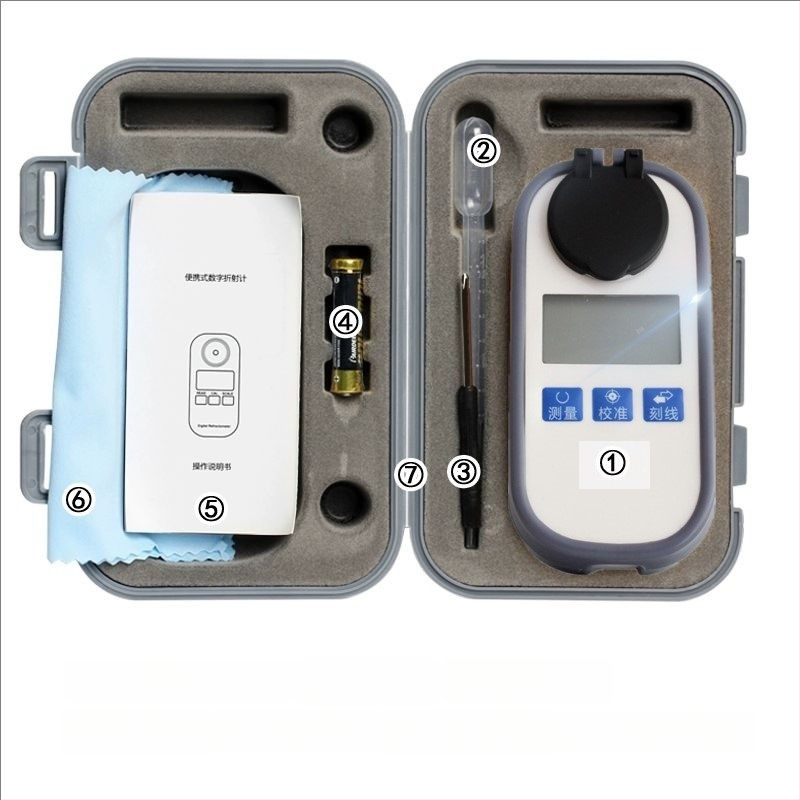 Дигитален измерител за соленост на морска вода – тестер за специфична тежест, рефрактометър, оборудване за морски аквариуми (пластмаса)