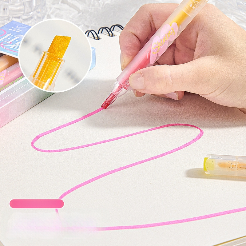 MOYL KBX-6365 Kaheotsaline marker, Plastist kere, Kastiga pakendatud, Kohandamine saadaval, Kustutamat