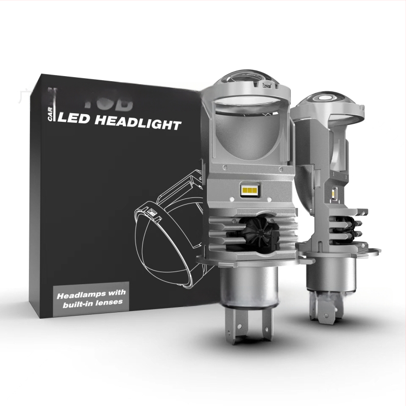 H4 LED svjetlo s lećom, bi-LED leća, plug-and-play instalacija, visoka svjetlina, 55W, 12V, 5800 lm