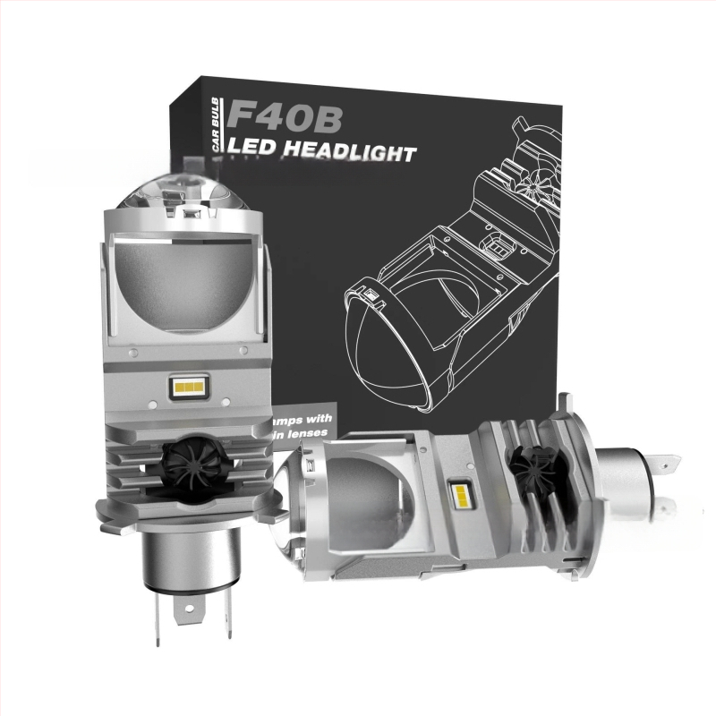 H4 LED svjetlo s lećom, bi-LED leća, plug-and-play instalacija, visoka svjetlina, 55W, 12V, 5800 lm