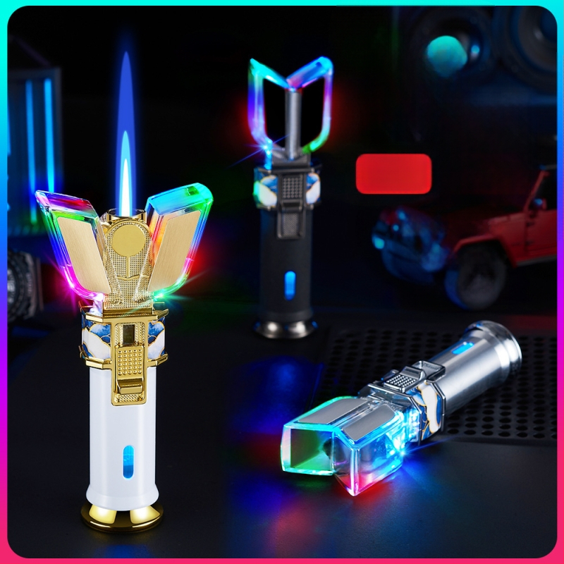 Brichetă metalică cu butan, reutilizabilă, rezistentă la vânt, cu imprimare de siglă și personalizare