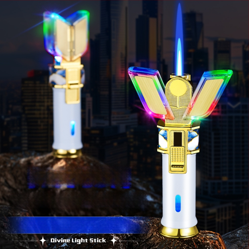 Brichetă metalică cu butan, reutilizabilă, rezistentă la vânt, cu imprimare de siglă și personalizare