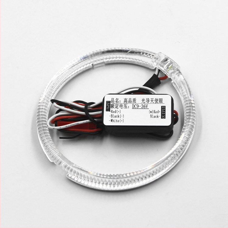 OLPS LED anđeoske oči s vodilicom svjetla, 95 mm (3") i 80 mm (2,5") dvostruke leće, ultra jasne