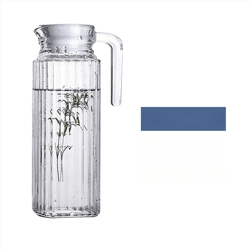 Luminarc γυάλινη κανάτα για κρύο νερό με υφή χτυπήματος – θερμοανθεκτικό γυάλινο δοχείο για χυμούς, τσάι και ποτά