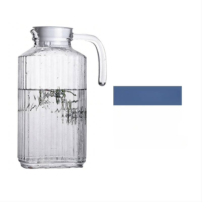 Luminarc γυάλινη κανάτα για κρύο νερό με υφή χτυπήματος – θερμοανθεκτικό γυάλινο δοχείο για χυμούς, τσάι και ποτά