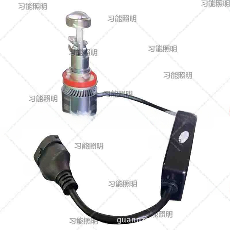 LED prednje svjetla s dvostrukim lećama za vozila, kompatibilni s H7, H8, H11, 9005, 9006