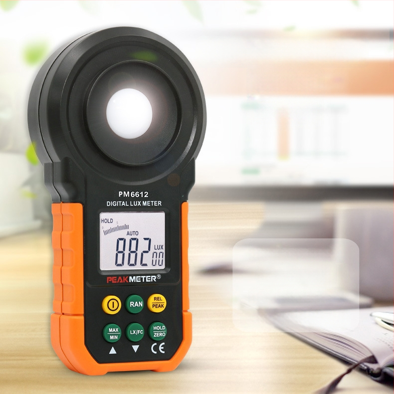 PeakMeter Huayi Digitalni luminometar PM6612 – Ručni mjerač svjetline ZX