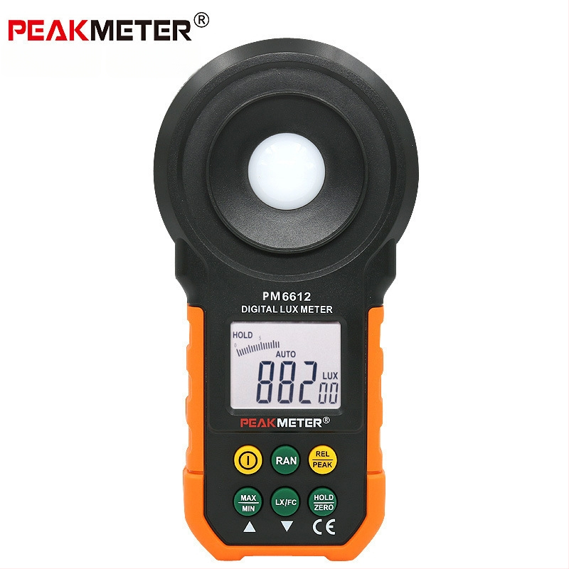 PeakMeter Huayi Digitalni luminometar PM6612 – Ručni mjerač svjetline ZX