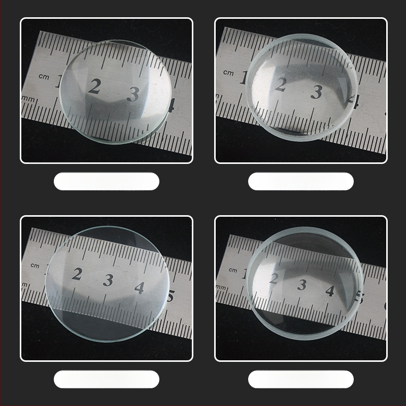 Házi készítésű teleszkópokhoz optikai üveg lencse készlet — konvex, konkáv, bi-konvex, bi-konkáv és planokonvex lencsék