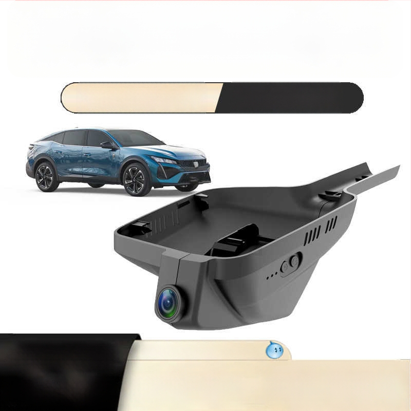 Dualna dash kamera za Dongfeng Peugeot 408/408X, tvorničke kvalitete, skrivena ugradnja, 4G daljinsko upravljanje, 2160p