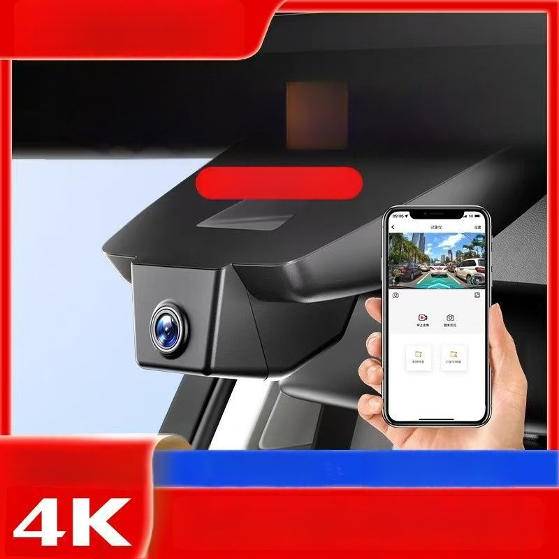 Dvokanalni dash cam za Toyota Camry, Corolla, RAV4, Avalon — 2160p, 170° kut, Wi‑Fi