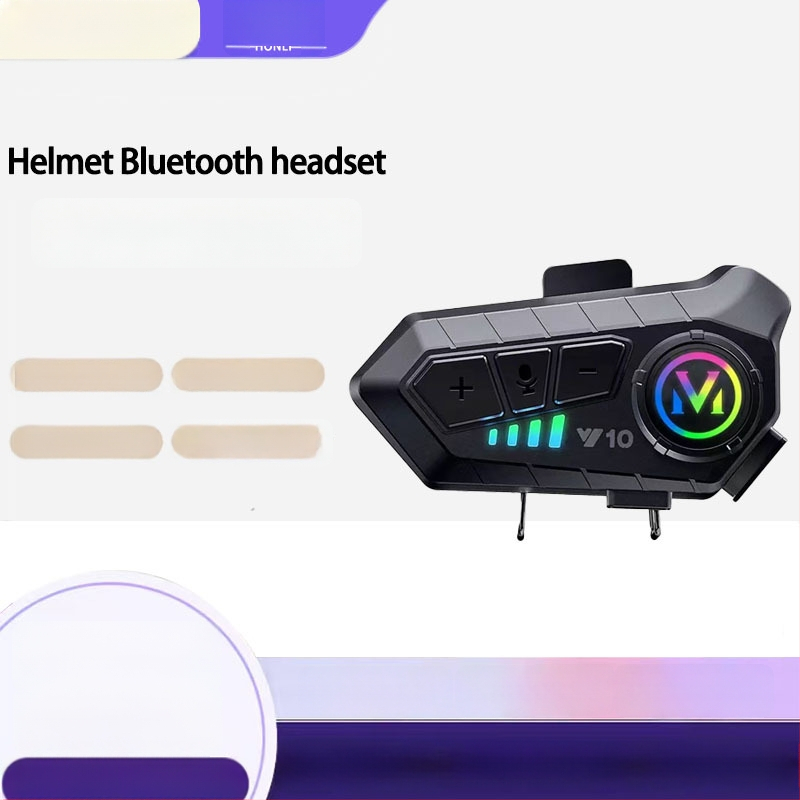 Bluetooth slušalica za motocikl s integriranim interkomom, vodootporna i redukcija šuma