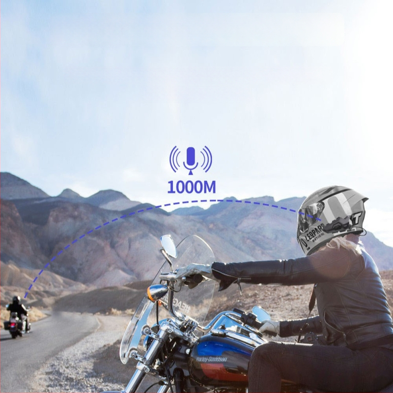 H9 Bluetooth slušalica za kacigu motocikla s interkomom za dvije osobe